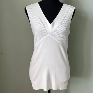 Old Navy Women’s White Knit Sleeveless Top Sz Large
